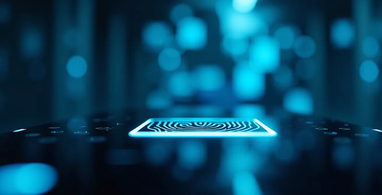 Système de contrôle d'accès biométrique dans une zone sécurisée